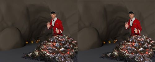 The devil in the dark protected by spock